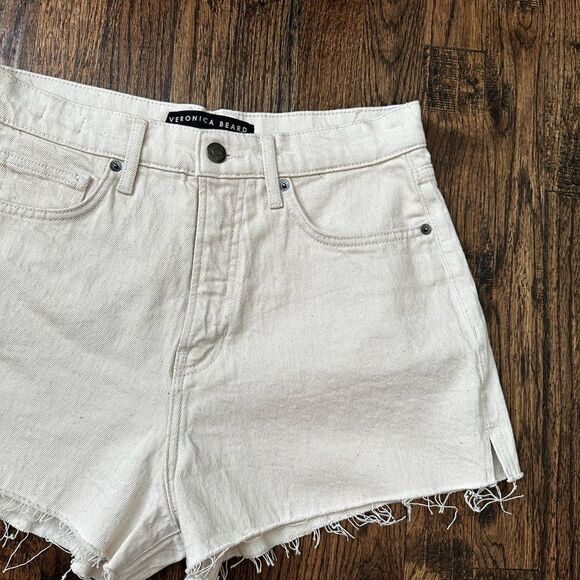 Veronica Beard Timmy short in Ecru - Picture 3 of 6